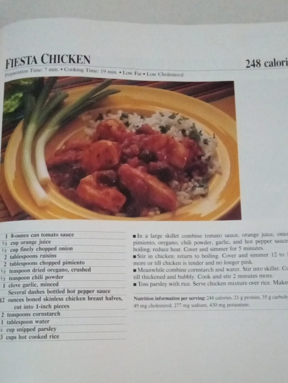 Cookbook Low-Calorie Home Cooking 